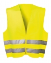 Polyester Warnschutzweste, gelb